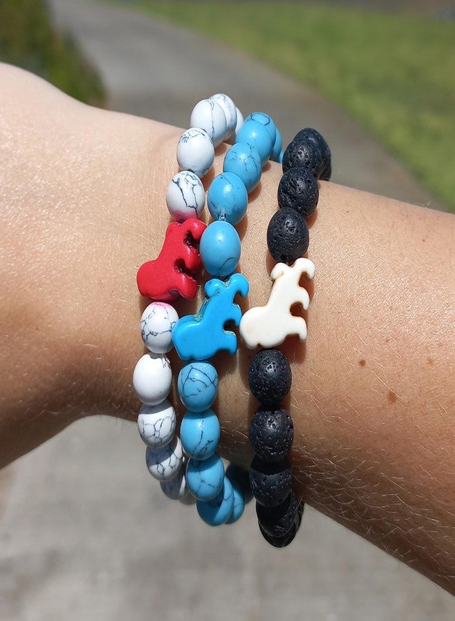 Fahlo Lion Tracking Bracelet – Track a Real Lion’s Journey – Supports Wildlife Conservation – Elastic, One Size Fits Most – on Interactive Mobile App Map – Unisex Conservation Gift (Sahara Stone) - Image 2